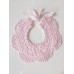 Vintage Lace bib collar - Pale Pink